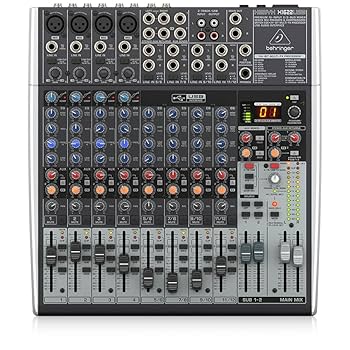Behringer XENYX X1622USB アナログミキサーハードケース付 Amazon.com: Behringer Xenyx X1622USB Premium 16-Input 2/2